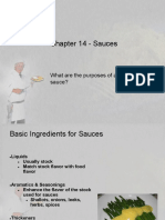 Chapter 14 - Sauces: What Are The Purposes of A Sauce?