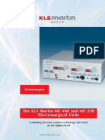 The KLS Martin ME 400 and ME 200 Electrosurgical Unit