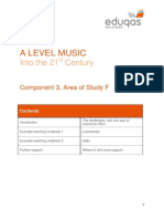 36.Eduqas GCE Music - 'Into the 21st Century' Handout