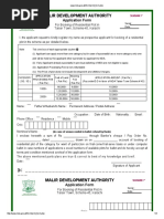 Taiser Town Application Form