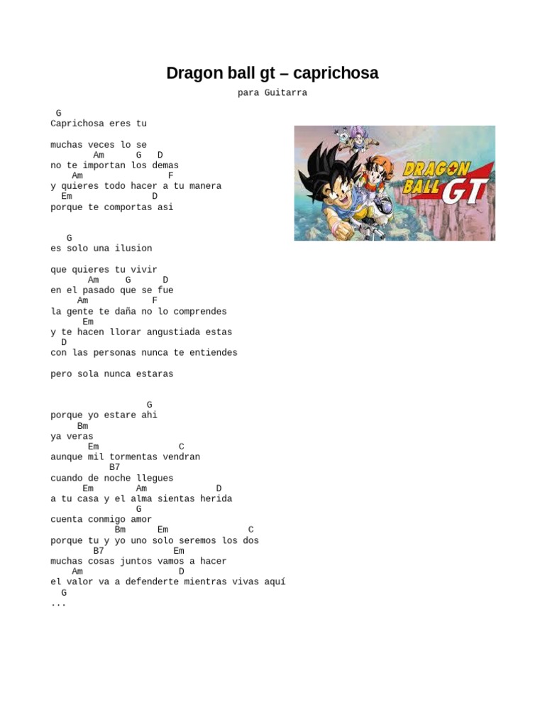 Musica abertura Dragon Ball Gt (Letra e Musica) 