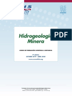 9º Curso A Distancia "Hidrogeología Minera" (2019 - 2020)