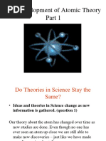 Development of Atomic Theory