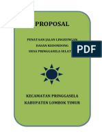 Proposal Jalan Kedondong Desa Pringgasela Selatan