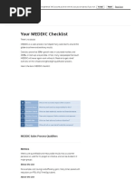 Your MEDDIC Sales Process Checklist