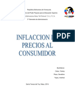 Inflaccion de Precios Al Consumidor