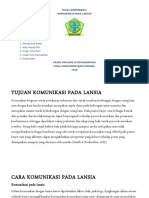 Alhamdulillah PP Komunikasi Pada Lansia