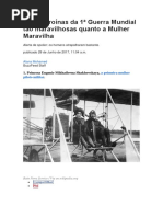 Nove heroínas da 1ª Guerra Mundial tão maravilhosas quanto a Mulher Maravilha.docx