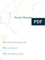 Poverty Measures and Nutrition