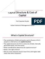 CF 101 Capital Structure & Cost of Capital PDF