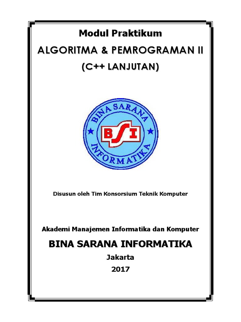 Modul Algoritma & Pemrograman II (C++ Lanjutan) PDF | PDF | Komputer