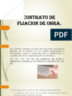 Contrato de Fijacion de Obra