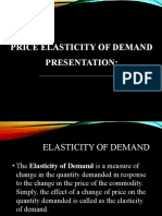 Presentation Elasticity of Demand