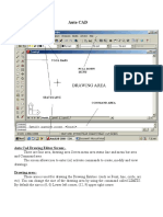 Auto Cad Drawing Editor Screen