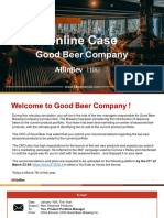 Online Case: Good Beer Company