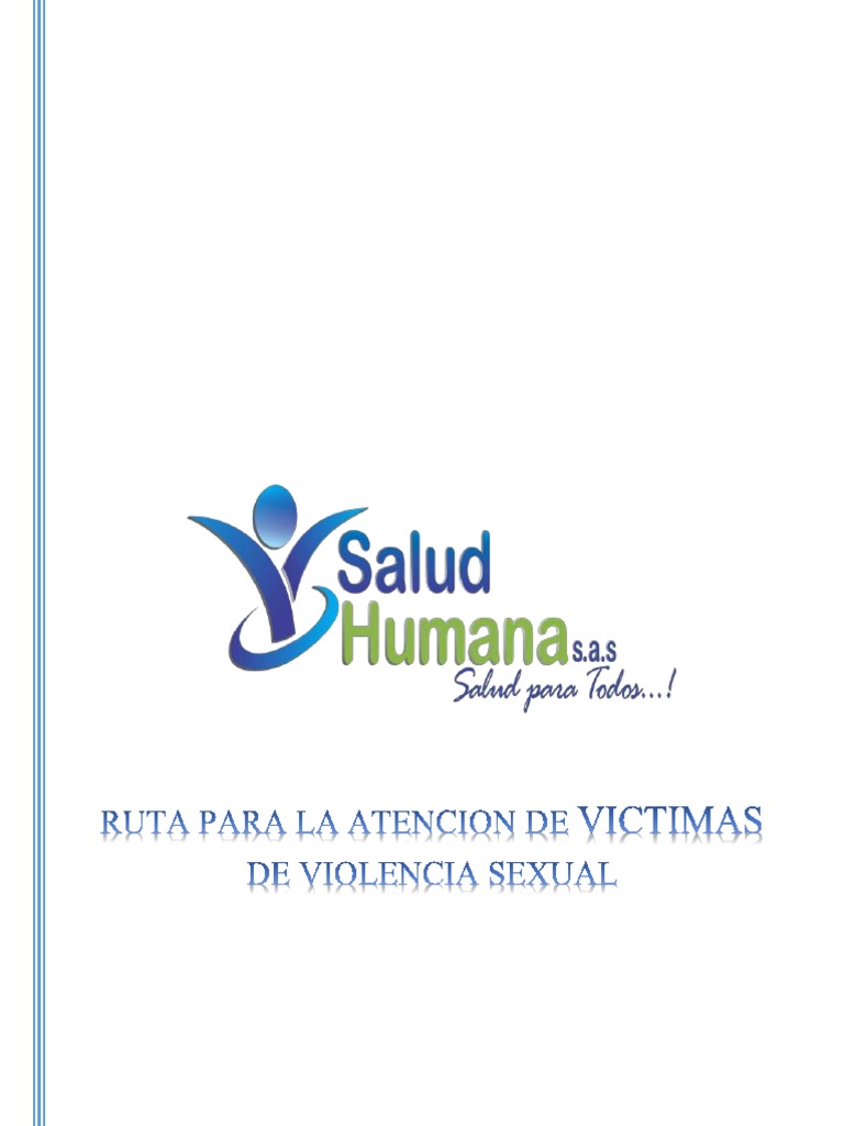 Ruta para La Atencion de Victimas de Violencia Sexual | PDF | Abuso ...