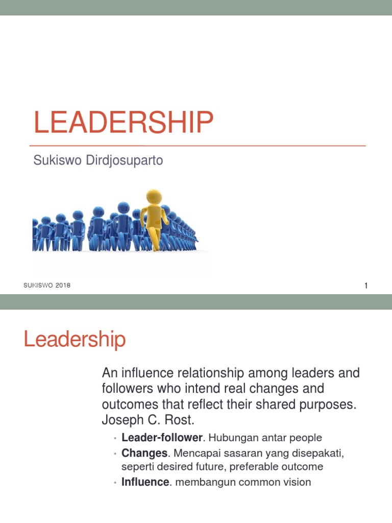 Leadership Theories and Approaches Overview | PDF | Transformational ...