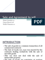 Sale and Agreement To Sell