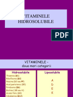 Vitaminele Hidrosolubile