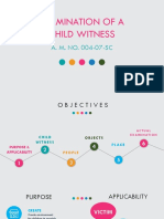 Child Witness Rule PDF