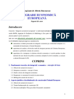 Suport Curs Integrare Economica Europeana PDF