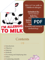 Cow Milk Allergy