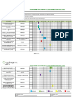Cronograma de Actividades de Aseguramiento Metrólogico