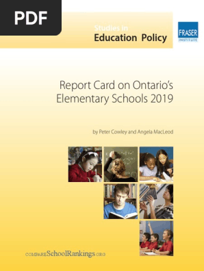 Ontario Elementary School Rankings 19 Pdf Pdf Schools Cognition