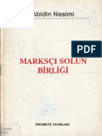 Abidin Nesimi - Marksçı Solun Birliği Promete Yayınları PDF