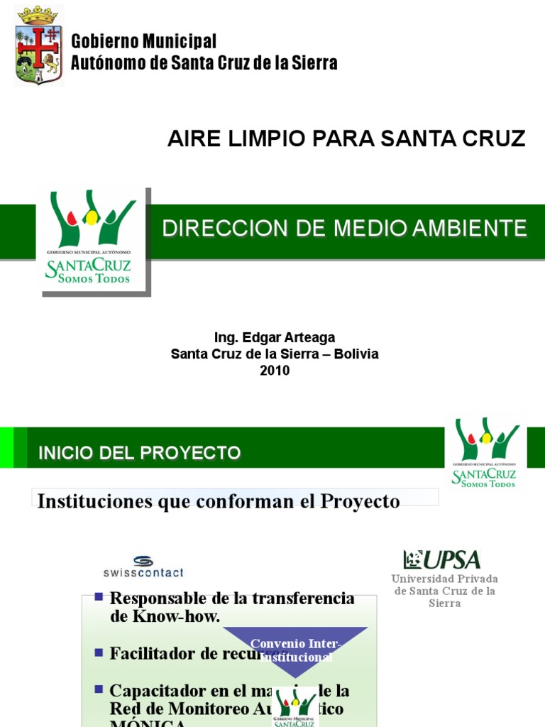 Monitoreo de Calidad del Aire en Santa Cruz | PDF | La contaminación ...