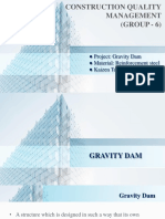 Construction Quality Management (GROUP - 6) : Project: Gravity Dam Material: Reinforcement Steel Kaizen Technology