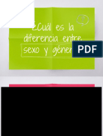 Diferencia entre sexo y género