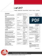 Abecote SF 217: High Chemical-Resistant Clear Resin System