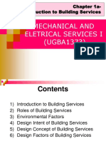 Mechanical and Eletrical Services I (UGBA1373) : Chapter 1a-Introduction To Building Services