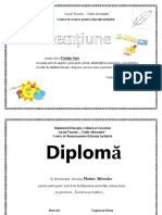 Mentiune-Ziua Ta, Diploma!