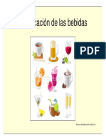 Clasificacion de Bebidas PDF