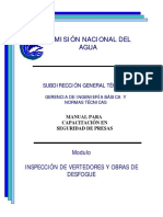 2001 Vertedores y Obras de Desfogue - Inspección - CONAGUA PDF