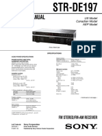 Service Manual: STR-DE197