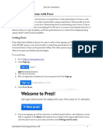 Introduction To Prezi 2014 PDF