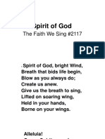 Spirit of God: The Faith We Sing #2117