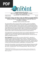 Download William Yeatman and Amy Oliver Cooke - Colorados Clean Air Jobs Act Will Accomplish Neither - HB 1365 by Competitive Enterprise Institute SN40243110 doc pdf