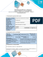 Guía de Actividades y Rúbrica de Evaluación - Tarea 1 - Contextualización