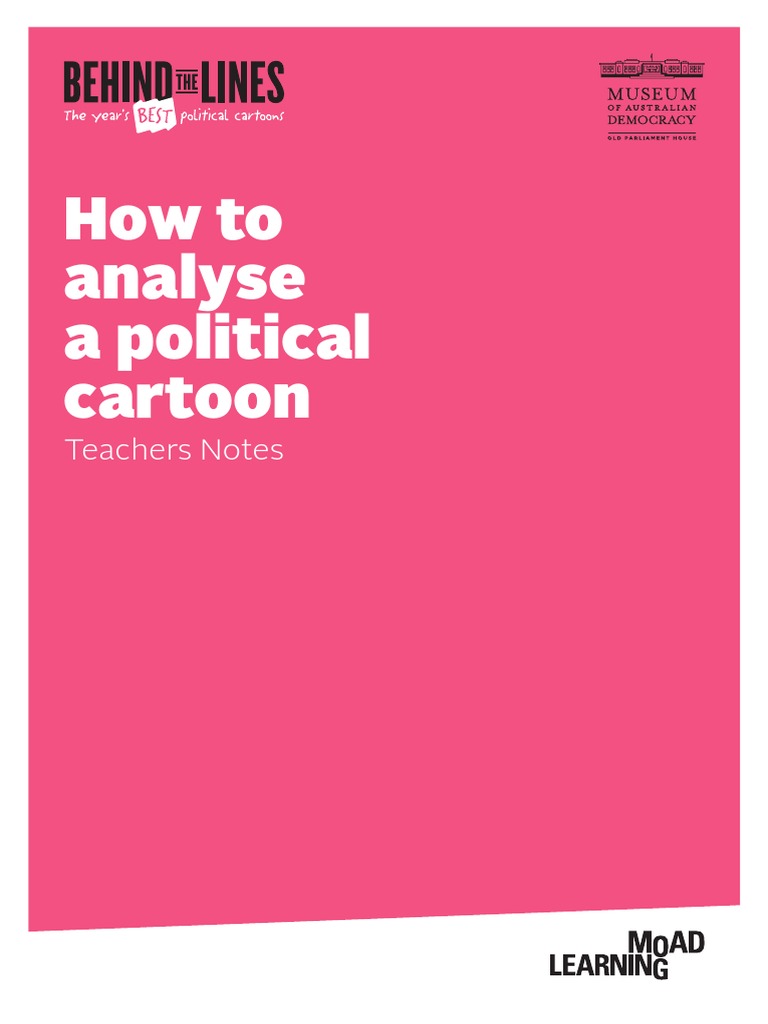 Cartoon Analysis Guide PDF Bias Cartoon