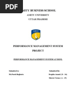 Amity Business School: Performance Management System Project