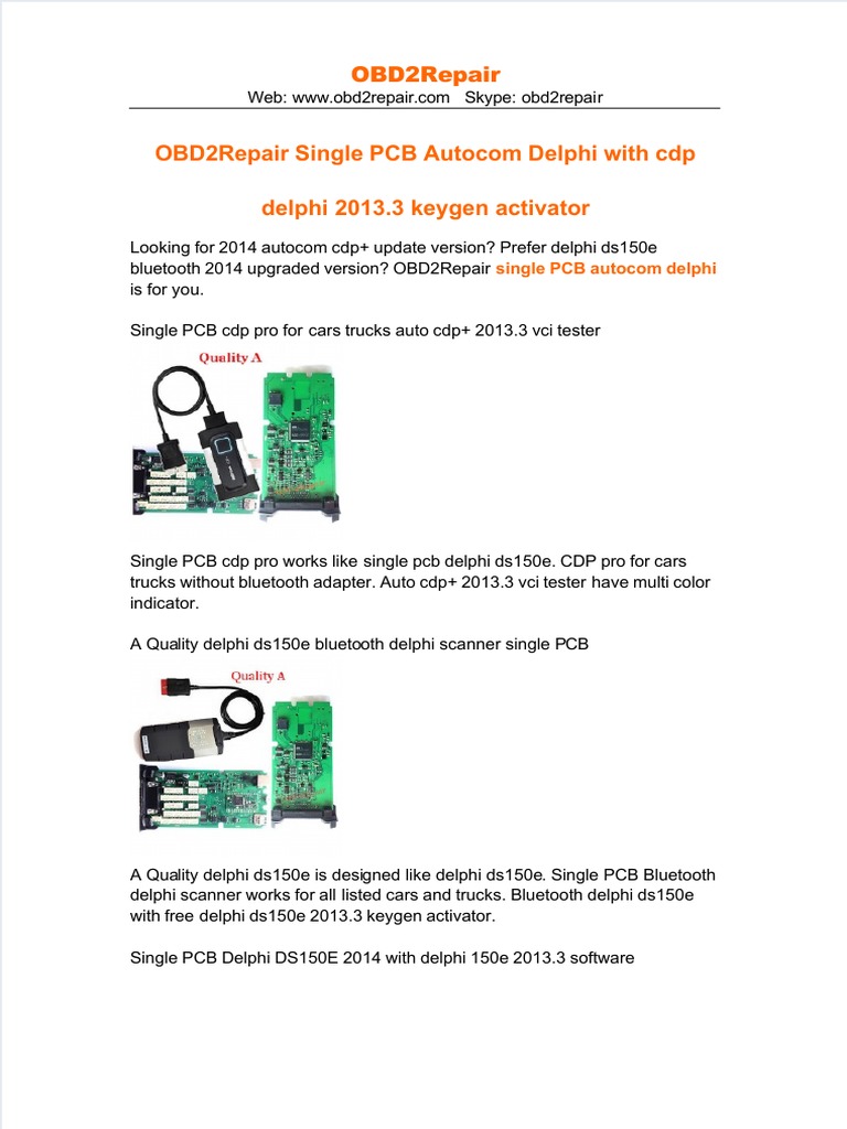 Autocom CDP+ Delphi 2014.Release 1 Update Full