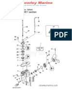 LOWER CASING DRIVE 1 - 2001 Yamaha Outboard 2hp 2MSHZ - Crowley Marine