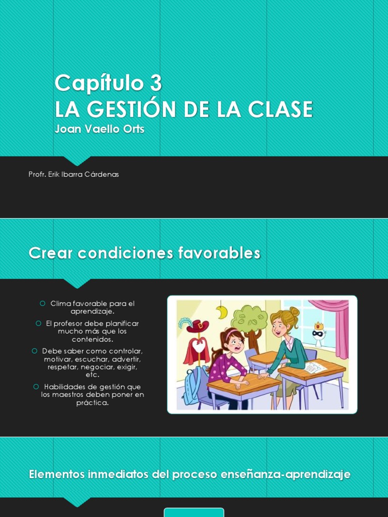 Gestión Efectiva del Aula y Clima Escolar | PDF | Disciplinas | Plan de ...