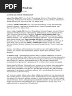 Antiphospholipid Syndrome