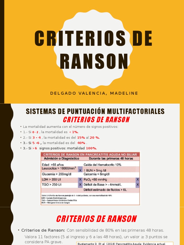 Criterios De Ranson Y Apache , SciELO – QZLUI