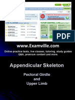 Appendicular Tutorial - Pectoral and Upper Limbs